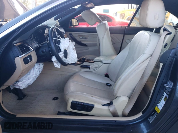 2014 BMW 4 Series 428i with VIN WBA3V5C53EJ969468, listed as a Copart auction lot 88282105 with Not provided miles and Salvage title. Bid and sale history available at DreamBid. Image 7.