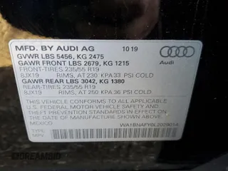 2020 Audi Q5 Premium Plus with VIN WA1BNAFY0L2029014, listed as a Copart auction lot 65939012 with 31,890 mi miles. Bid and sale history available at carsss.com. Image 10.