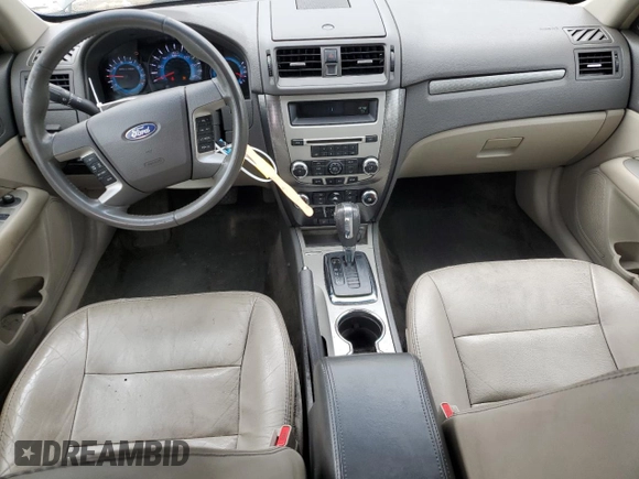 2012 Ford Fusion SEL with VIN 3FAHP0JG1CR156634, listed as a Copart auction lot 58238005 with 96,333 mi miles and Salvage title. Bid and sale history available at DreamBid. Image 8.