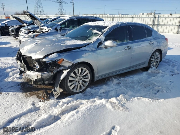 2014 Acura RLX Advance Pkg with VIN JH4KC1F98EC003695, listed as a Copart auction lot 41734995 with 271,032 mi miles and Salvage Title. Bid and sale history available at carsss.com. Image 1.