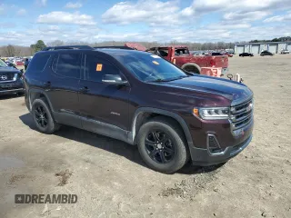 2021 GMC Acadia AT4 with VIN 1GKKNLLS1MZ208449, listed as a Copart auction lot 47630885 with 76,667 mi miles and Salvage Title. Bid and sale history available at carsss.com. Image 4.