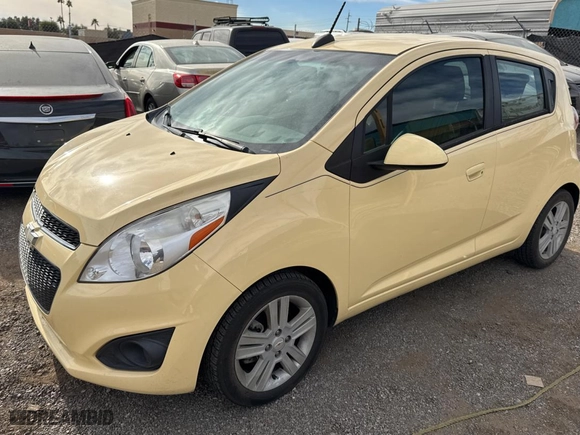 2015 Chevrolet Spark LS with VIN KL8CA6S98FC714256, listed as a Copart auction lot 86865714 with 77,706 mi miles and Clean Title. Bid and sale history available at carsss.com. Image 2.