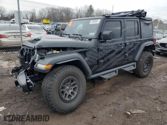 2023 Jeep Wrangler Sport Altitude with VIN 1C4HJXDN6PW525828, listed as a Copart auction lot 87888005 with Not Provided miles and Salvage Title. Bid and sale history available at DreamBid. Image 1.