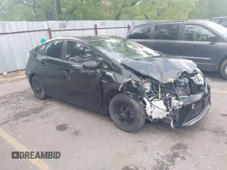 2013 Toyota Prius One with VIN JTDKN3DU4D5586557, listed as a IAAI auction lot 42191791 with Not Provided miles and . Bid and sale history available at carsss.com. Image 1.