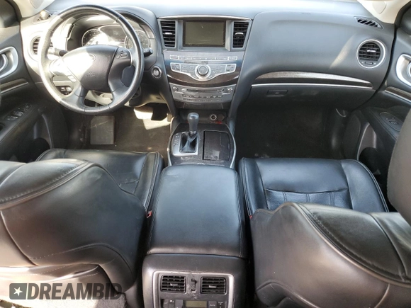 2015 Infiniti QX60 with VIN 5N1AL0MM7FC518912, listed as a Copart auction lot 66558744 with 125,750 mi miles and Salvage title. Bid and sale history available at DreamBid. Image 8.