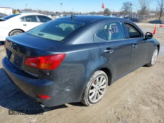 2007 Lexus IS 250 with VIN JTHCK262X75010574, listed as a IAAI auction lot 41741278 with 154,327 mi miles. Bid and sale history available at carsss.com. Image 4.
