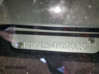 2007 Ford F-150 XLT с VIN 1FTRW12W47KB70650, выставлен на аукционе Copart как лот 64256525 с пробегом Не указан миль и Списание • Salvage title. История ставок и продаж доступна на DreamBid. Изображение 12.
