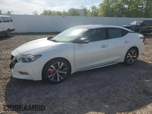 2016 Nissan Maxima SR with VIN 1N4AA6AP5GC388017, listed as a Copart auction lot 58316845 with 150,857 mi miles and Salvage title. Bid and sale history available at DreamBid. Image 1.