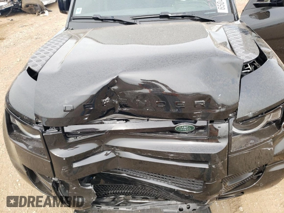 2023 Land Rover Defender X с VIN SALEXEEU8P2165523, выставлен на аукционе Copart как лот 65044174 с пробегом 16 560 миль миль и Списание • Salvage title. История ставок и продаж доступна на DreamBid. Изображение 12.