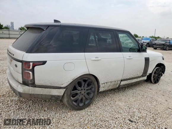 2022 Land Rover Range Rover Westminster with VIN SALGS2RU3NA471659, listed as a Copart auction lot 57286115 with 50,392 mi miles and Salvage title. Bid and sale history available at DreamBid. Image 3.