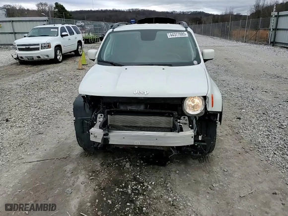 2018 Jeep Renegade Latitude with VIN ZACCJABB4JPJ22982, listed as a Copart auction lot 44377085 with 60,545 mi miles and Salvage Title. Bid and sale history available at carsss.com. Image 11.