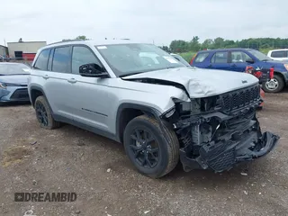 2024 Jeep Grand Cherokee Altitude X with VIN 1C4RJHAG3RC108767, listed as a IAAI auction lot 42702189 with 35,255 mi miles and . Bid and sale history available at DreamBid. Image 1.