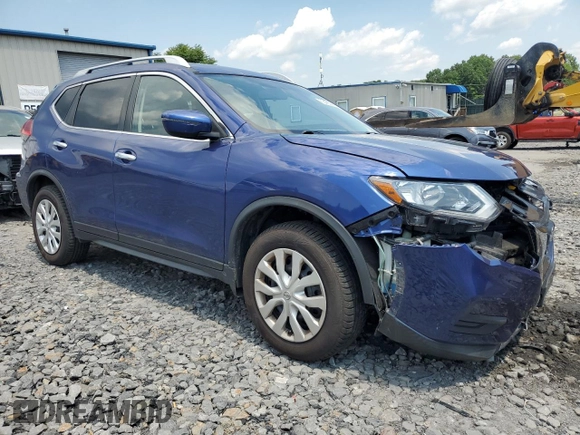 2017 Nissan Rogue SV with VIN KNMAT2MV9HP561152, listed as a Copart auction lot 63405565 with 62,593 mi miles and Salvage title. Bid and sale history available at DreamBid. Image 4.