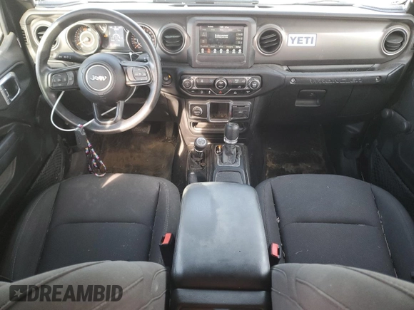 2023 Jeep Wrangler Sport with VIN 1C4HJXDN7PW530536, listed as a Copart auction lot 69664634 with 16,816 mi miles and Salvage Title. Bid and sale history available at DreamBid. Image 8.