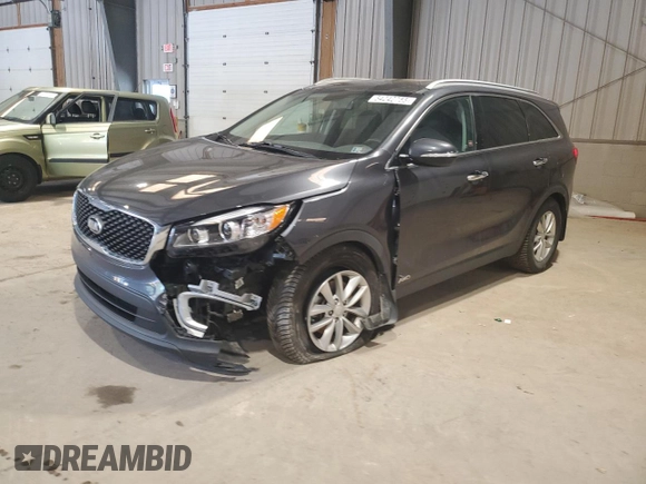 2018 Kia Sorento LX with VIN 5XYPGDA35JG415045, listed as a Copart auction lot 54242755 with 84,414 mi miles and Salvage Title. Bid and sale history available at carsss.com. Image 1.