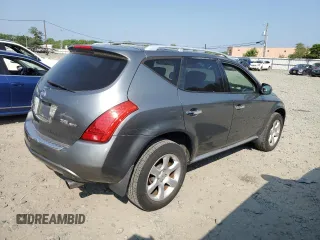 2007 Nissan Murano SL with VIN JN8AZ08W07W665124, listed as a Copart auction lot 59494205 with 177,678 mi miles and Clean title. Bid and sale history available at DreamBid. Image 3.