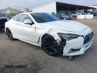 2019 Infiniti Q60 Luxe with VIN JN1EV7EKXKM230444, listed as a IAAI auction lot 41450660 with 122,863 mi miles and . Bid and sale history available at DreamBid. Image 1.