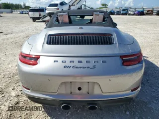 2017 Porsche 911 Carrera S with VIN WP0CB2A90HS155311, listed as a Copart auction lot 59953414 with 36,818 mi miles and Salvage Title. Bid and sale history available at carsss.com. Image 6.