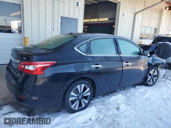 2019 Nissan Sentra SV with VIN 3N1AB7AP7KY265903, listed as a Copart auction lot 88638085 with Not Provided miles and Salvage Title. Bid and sale history available at carsss.com. Image 3.
