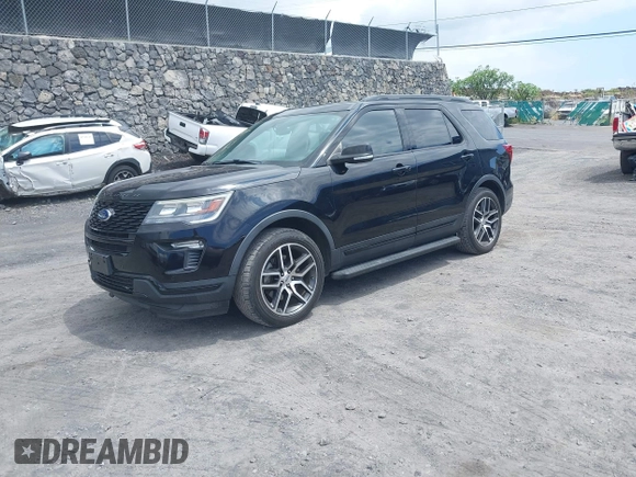 2019 Ford Explorer Sport with VIN 1FM5K8GT9KGA10143, listed as a IAAI auction lot 41935836 with 62,531 mi miles and . Bid and sale history available at DreamBid. Image 17.