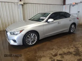 2020 Infiniti Q50 Luxe z VIN JN1EV7AP9LM202945, wystawiony jako Copart lot #54520065 z przebiegiem 87 689 mil mil oraz Szkoda całkowita • Salvage title. Historia ofert i sprzedaży dostępna na DreamBid. Obrazek 1.