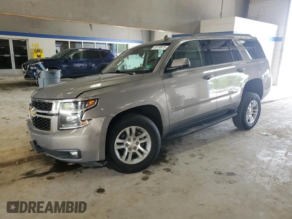 2018 Chevrolet Tahoe LT с VIN 1GNSKBKC1JR368178, выставлен на аукционе Copart как лот 60198975 с пробегом 127 651 миль миль и Списание • Salvage title. История ставок и продаж доступна на DreamBid. Изображение 1.