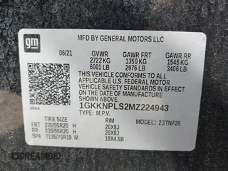2021 GMC Acadia Denali с VIN 1GKKNPLS2MZ224943, выставлен на аукционе IAAI как лот 42119012 с пробегом 59 620 миль миль и . История ставок и продаж доступна на DreamBid. Изображение 9.