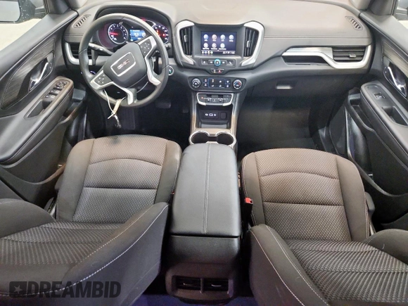 2024 GMC Terrain SLE with VIN 3GKALMEG7RL351369, listed as a Copart auction lot 62807505 with 17,645 mi miles and Clean title. Bid and sale history available at DreamBid. Image 8.