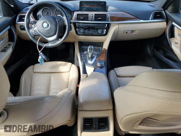 2017 BMW 3 Series 330i with VIN WBA8B9G37HNU53691, listed as a Copart auction lot 54612825 with 107,287 mi miles and Salvage Title. Bid and sale history available at carsss.com. Image 8.