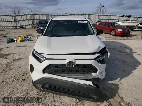 2023 Toyota RAV4 LE with VIN 2T3F1RFV3PC348025, listed as a Copart auction lot 43995355 with 46,155 mi miles and Salvage Title. Bid and sale history available at carsss.com. Image 5.