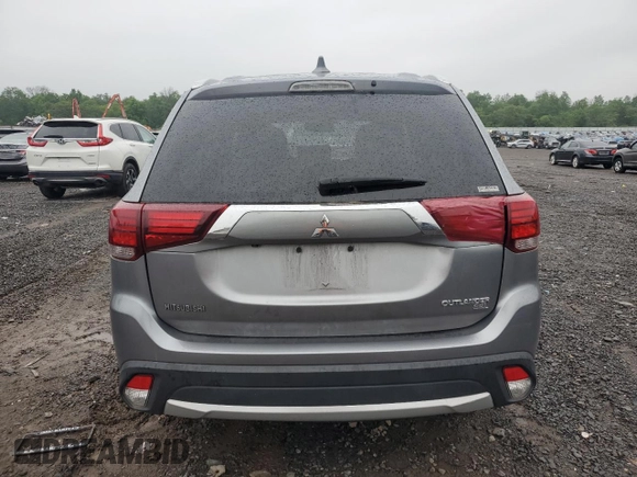 2017 Mitsubishi Outlander SE with VIN JA4AZ3A36HZ049029, listed as a Copart auction lot 57255725 with 89,275 mi miles and Salvage title. Bid and sale history available at DreamBid. Image 6.