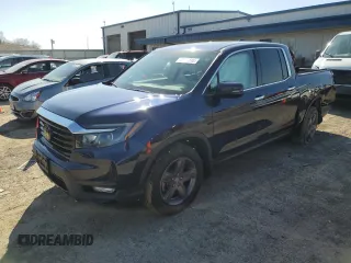 2022 Honda Ridgeline RTL-E with VIN 5FPYK3F72NB029891, listed as a Copart auction lot 48915815 with 41,508 mi miles and Salvage title. Bid and sale history available at DreamBid. Image 1.