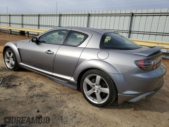 2005 Mazda RX-8 with VIN JM1FE173450156633, listed as a Copart auction lot 47253255 with 115,153 mi miles and Salvage Title. Bid and sale history available at carsss.com. Image 2.