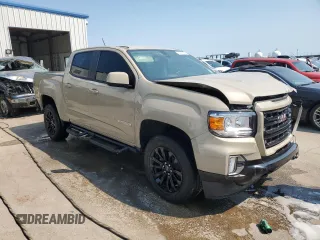 2022 GMC Canyon 2WD Elevation with VIN 1GTG5CEN6N1296407, listed as a Copart auction lot 74019974 with 43,854 mi miles and Salvage Title. Bid and sale history available at carsss.com. Image 4.