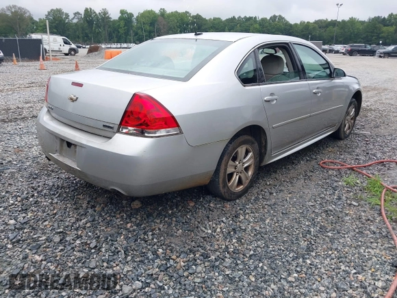 2012 Chevrolet Impala LS Fleet z VIN 2G1WF5E35C1267838, wystawiony jako IAAI lot #42633208 z przebiegiem Nie podano mil oraz . Historia ofert i sprzedaży dostępna na DreamBid. Obrazek 4.