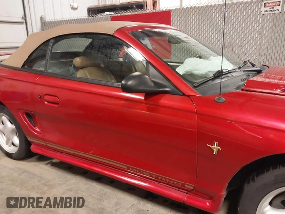 1998 Ford Mustang with VIN 1FAFP444XWF226648, listed as a IAAI auction lot 42019340 with 88,406 mi miles. Bid and sale history available at carsss.com. Image 13.