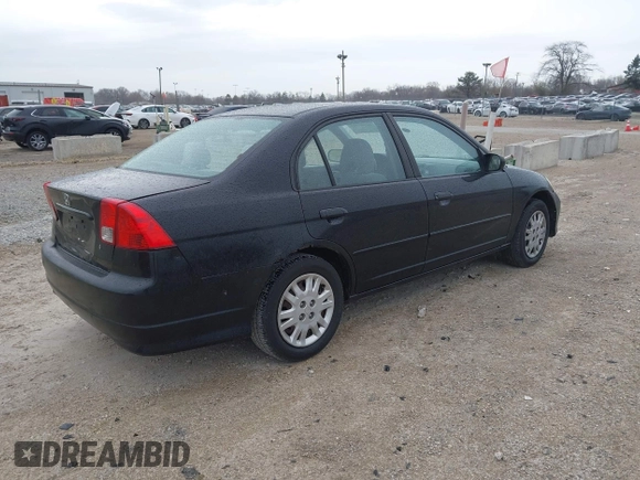 2005 Honda Civic LX with VIN 2HGES16515H500892, listed as a IAAI auction lot 42061903 with 145,710 mi miles and . Bid and sale history available at DreamBid. Image 4.