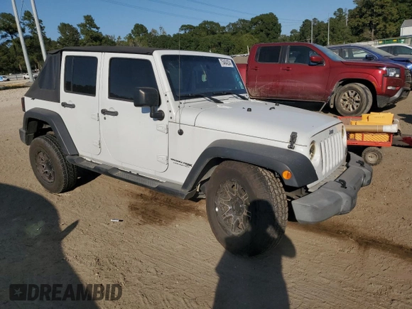 2018 Jeep Wrangler JK Unlimited Sport S with VIN 1C4BJWDG9JL876212, listed as a Copart auction lot 75464204 with 79,136 mi miles and Salvage Title. Bid and sale history available at carsss.com. Image 4.