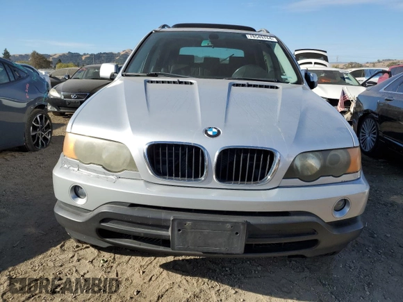 2003 BMW X5 3.0i with VIN 5UXFA53533LV73777, listed as a Copart auction lot 78549744 with 228,075 mi miles and Salvage Title. Bid and sale history available at carsss.com. Image 5.