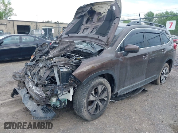 2019 Subaru Ascent Premium z VIN 4S4WMAFD6K3431745, wystawiony jako IAAI lot #42269721 z przebiegiem 131 343 mil mil oraz . Historia ofert i sprzedaży dostępna na DreamBid. Obrazek 2.