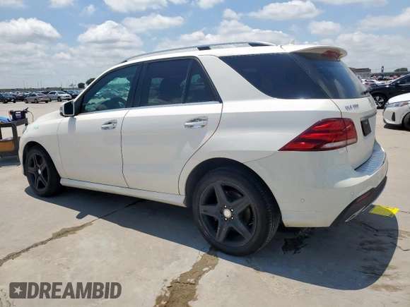 2017 Mercedes-Benz GLE 350 with VIN 4JGDA5JB1HA835912, listed as a Copart auction lot 58470755 with 122,510 mi miles and Salvage title. Bid and sale history available at DreamBid. Image 2.