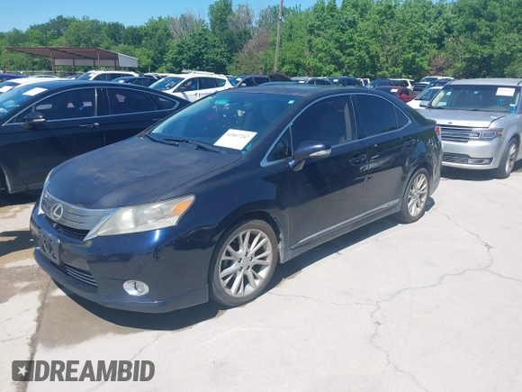 2010 Lexus HS 250h with VIN JTHBB1BAXA2000929, listed as a IAAI auction lot 42067247 with 175,452 mi miles. Bid and sale history available at carsss.com. Image 20.
