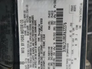 2016 Lincoln MKZ Hybrid with VIN 3LN6L2LU8GR632276, listed as a Copart auction lot 56950725 with 118,662 mi miles and Salvage title. Bid and sale history available at DreamBid. Image 12.