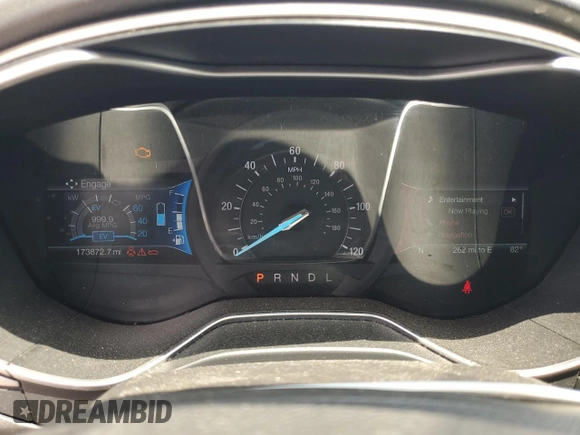 2016 Ford Fusion SE Hybrid with VIN 3FA6P0LU3GR178702, listed as a Copart auction lot 57980585 with 173,872 mi miles and Salvage title. Bid and sale history available at DreamBid. Image 9.