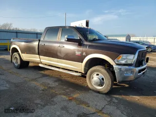 2011 Ram 3500 Laramie Longhorn Edition with VIN 3D73Y4CL6BG555901, listed as a Copart auction lot 82007273 with 160,514 mi miles and Salvage Title. Bid and sale history available at carsss.com. Image 4.