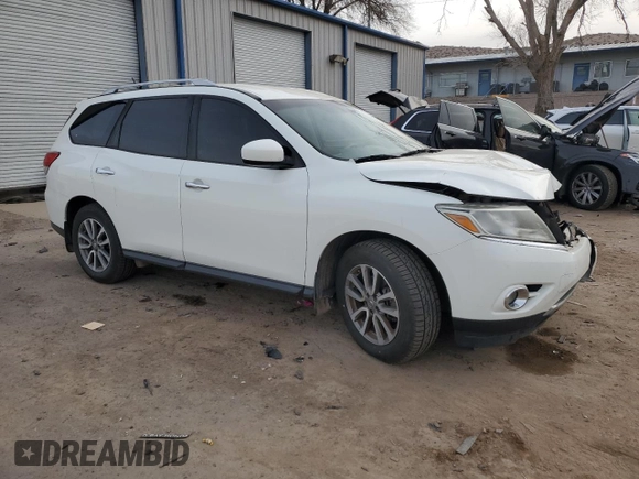 2015 Nissan Pathfinder SV с VIN 5N1AR2MM0FC671870, выставлен на аукционе Copart как лот 84246734 с пробегом 131 330 миль миль и Списание • Salvage title. История ставок и продаж доступна на DreamBid. Изображение 4.