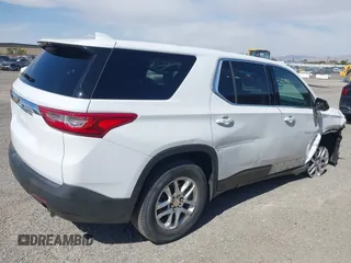 2020 Chevrolet Traverse LS with VIN 1GNERFKW0LJ303818, listed as a IAAI auction lot 42170427 with 67,517 mi miles and . Bid and sale history available at DreamBid. Image 4.