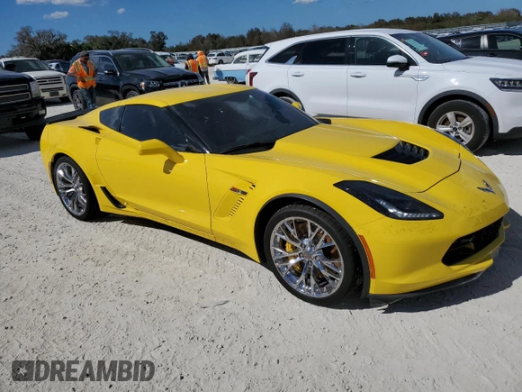 2016 Chevrolet Corvette Z06 3LZ with VIN 1G1YT2D61G5606286, listed as a Copart auction lot 77848104 with 0 mi miles and Non Repairable. Bid and sale history available at carsss.com. Image 4.