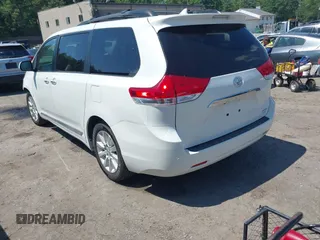 2012 Toyota Sienna XLE with VIN 5TDDK3DC5CS037659, listed as a IAAI auction lot 42541352 with 128,378 mi miles and . Bid and sale history available at DreamBid. Image 3.