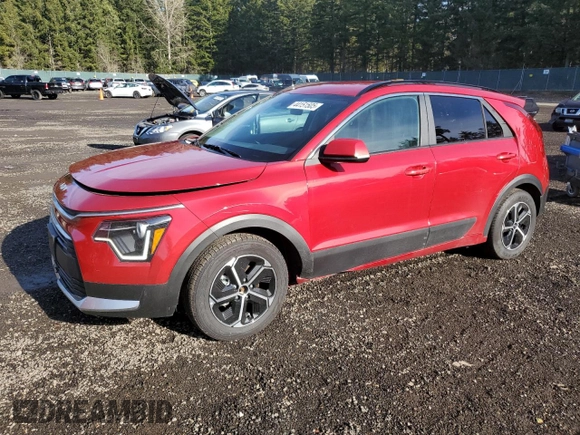 2023 Kia Niro LX with VIN KNDCP3LE0P5094332, listed as a Copart auction lot 44151505 with 24,671 mi miles and Clean Title. Bid and sale history available at carsss.com. Image 1.